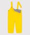 Babies' Waxed Dungarees JAUNE yellow