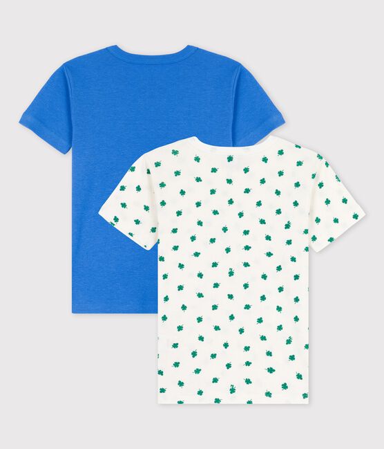 Boys' Palm Print Short-Sleeved Organic Cotton T-shirts - 2-Pack variante 1