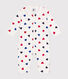 Babie's footless heart print cotton pyjamas