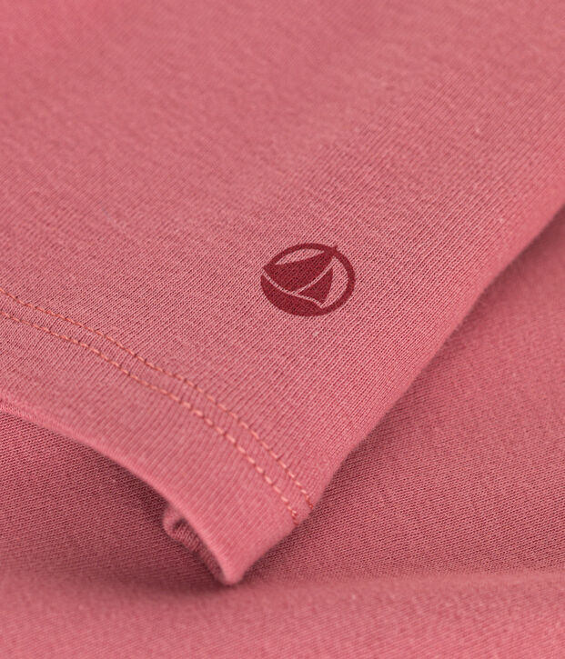 Women's The Iconic rollneck cotton T-shirt pink