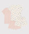 Girls' Floral Cotton Short Pyjamas - 2-Pack variante 1