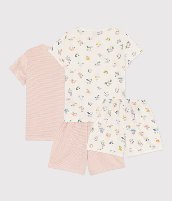 Girls' Floral Cotton Short Pyjamas - 2-Pack variante 1