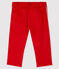 Babies' Velour Trousers TERKUIT red
