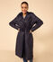 Women's Hooded Trench Coat SMOKING blue