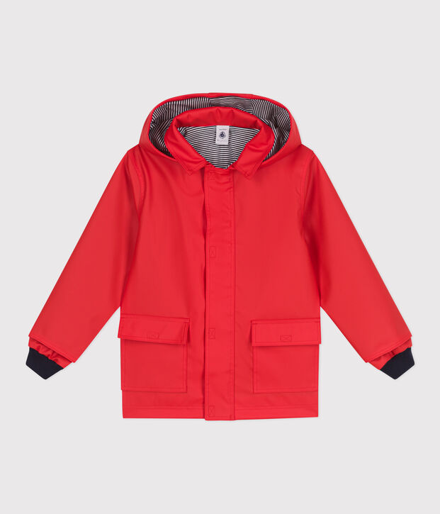 Children's/boys&rsquo; iconic raincoat red