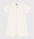 Babies' Palm Tree Patterned Cotton Playsuit