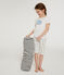 Girls' short Pyjamas MARSHMALLOW white/MULTICO white