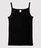 Women's Iconic Organic Cotton Strappy Top NOIR black