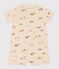 Babies' Palm Tree Patterned Cotton Playsuit AVALANCHE white/MULTICO