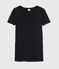 Women's Iconic V-Neck Cotton T-Shirt SMOKING blue