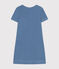 Children's Plain Openwork Cotton Nightdress BEACH blue