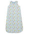 Baby Boys' Reversible Sleeping Bag in Cotton MARSHMALLOW white/CONTES blue