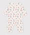 Pyjama b&eacute;b&eacute; en coton sans pieds imprim&eacute; animaux white/multicolor
