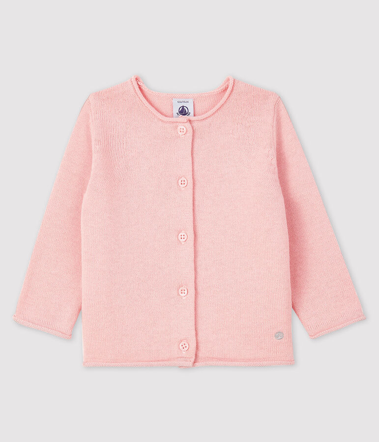 Baby girl's long-sleeved cardigan MINOIS pink