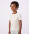 Boys' Short-Sleeved T-Shirt MARSHMALLOW white