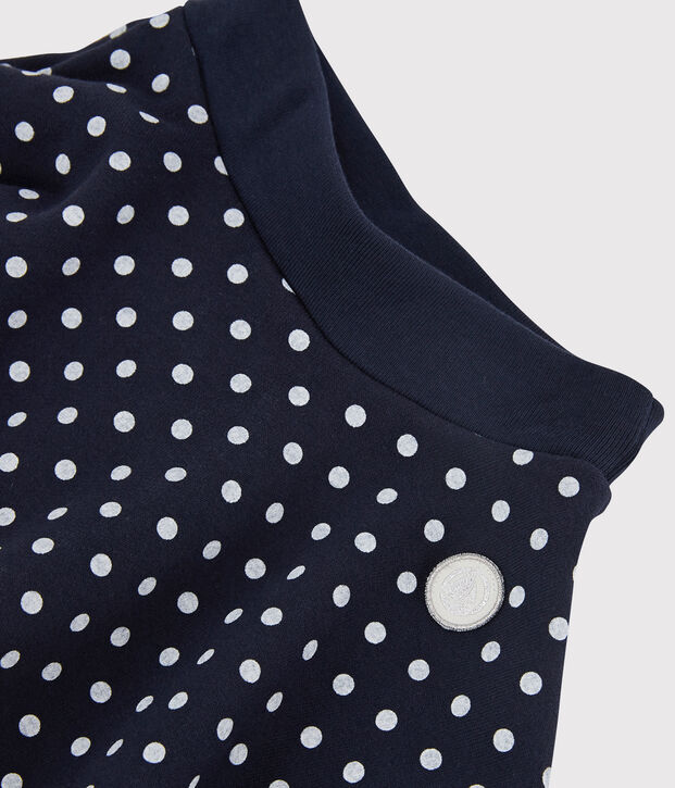 Girls' Fleece Skirt blue/white