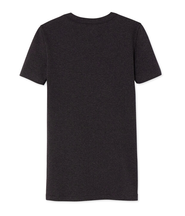 Women's striped tee grey