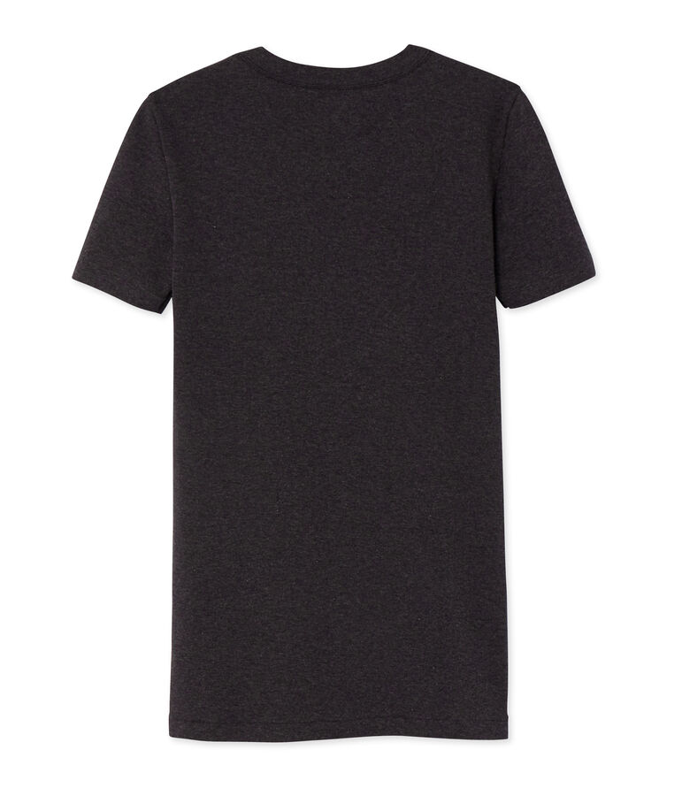 Women's striped tee grey