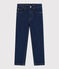 Boys' straight fit denim trousers DENIM BRUT blue