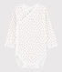 Baby Girls' Long-Sleeved Wrapover Bodysuit