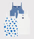 Girls' Strappy Tops - 3-Piece Set