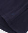 Women's Iconic roll neck cotton T-shirt SMOKING blue