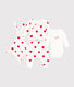 Newborn Baby Heart Patterned Gift Set