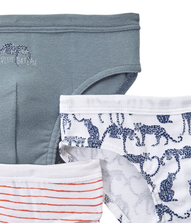 Set of 3 boys' briefs LOT white