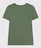 Women's Iconic Plain Cotton V-neck T-Shirt CROCO green