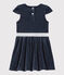 Girls' Short-Sleeved Dress SMOKING blue