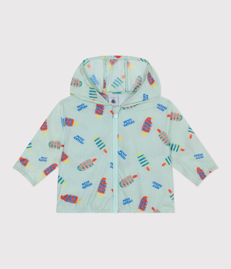 Babies' ultra-lightweight windbreaker SPRAY /MULTICO