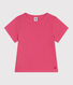 Children's plain short-sleeved cotton T-shirt