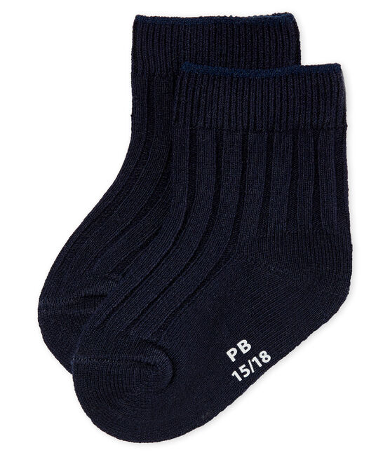 Unisex baby socks SMOKING blue