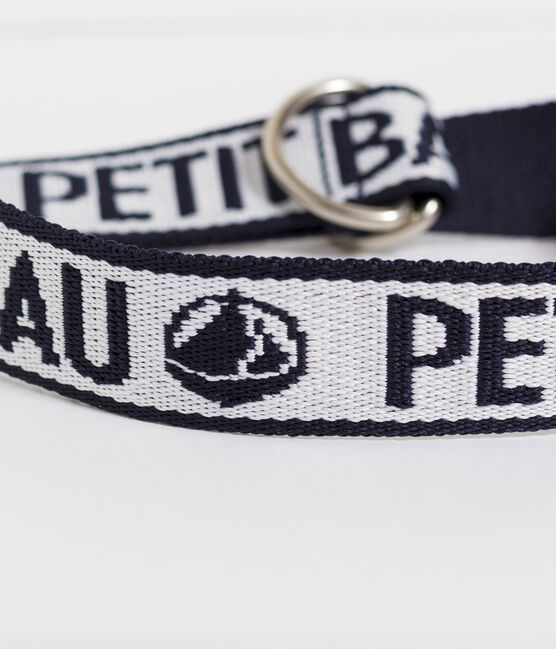 Logo Belt SMOKING blue/MARSHMALLOW white