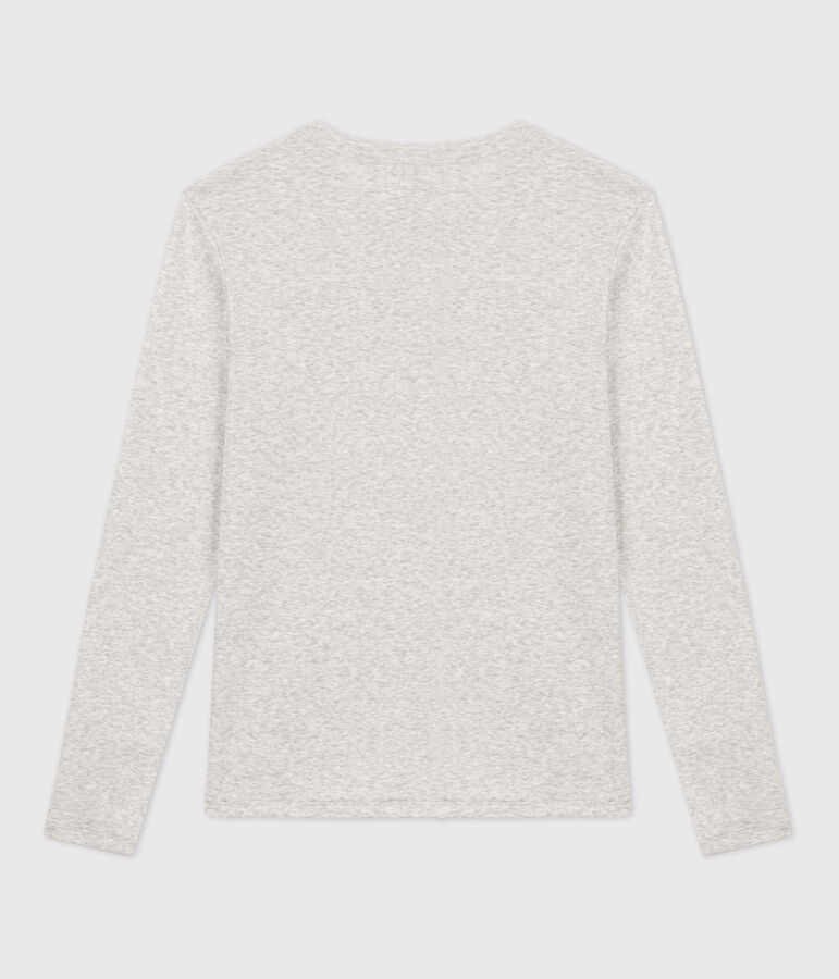 Women's Iconic Cotton Round Neck T-Shirt BELUGA CHINE grey