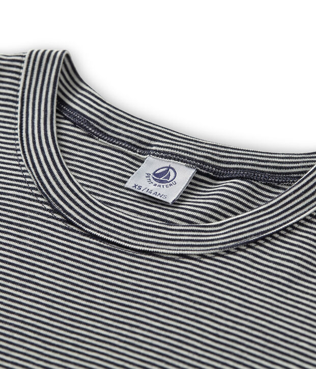 Women's Short-Sleeved Iconic T-Shirt blue/white
