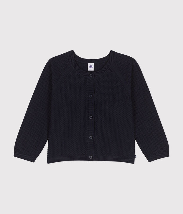 Girls' Cotton Cardigan SMOKING