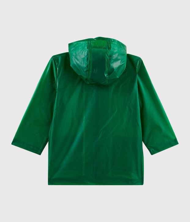 Unisex Children's Waxed Coat green