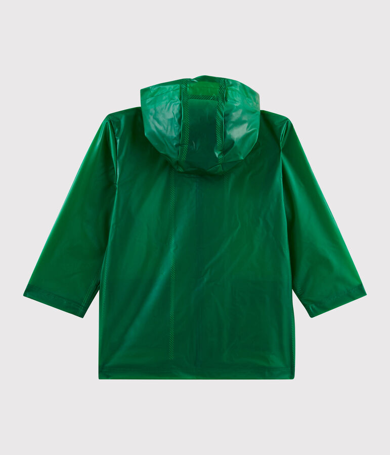 Unisex Children's Waxed Coat green