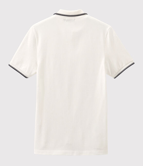 Men's polo shirt MARSHMALLOW white
