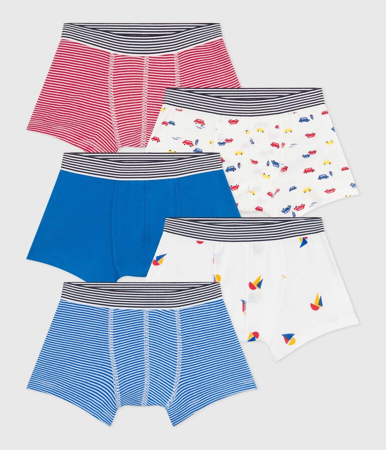 Pack of children's printed cotton boxers multicolor