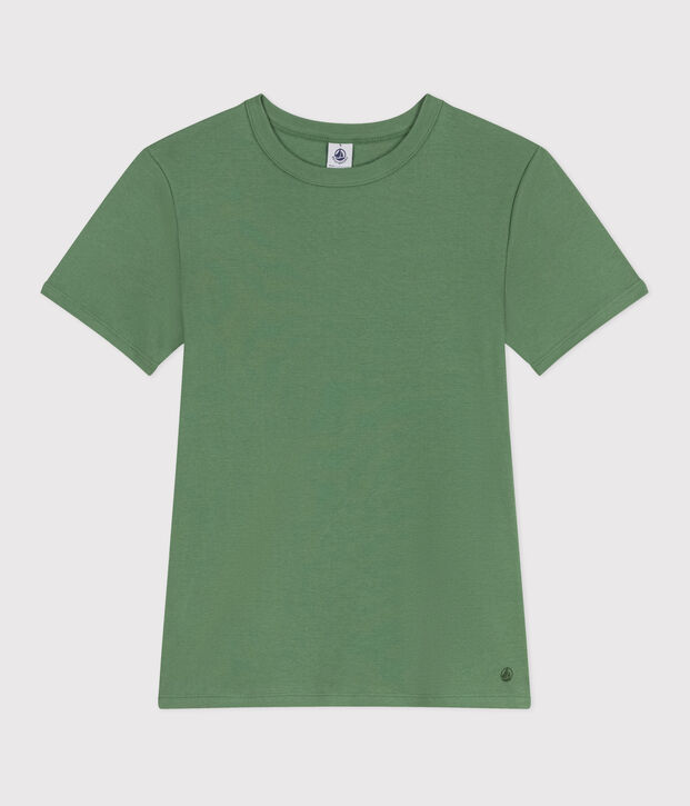 Women's Iconic plain cotton T-shirt green