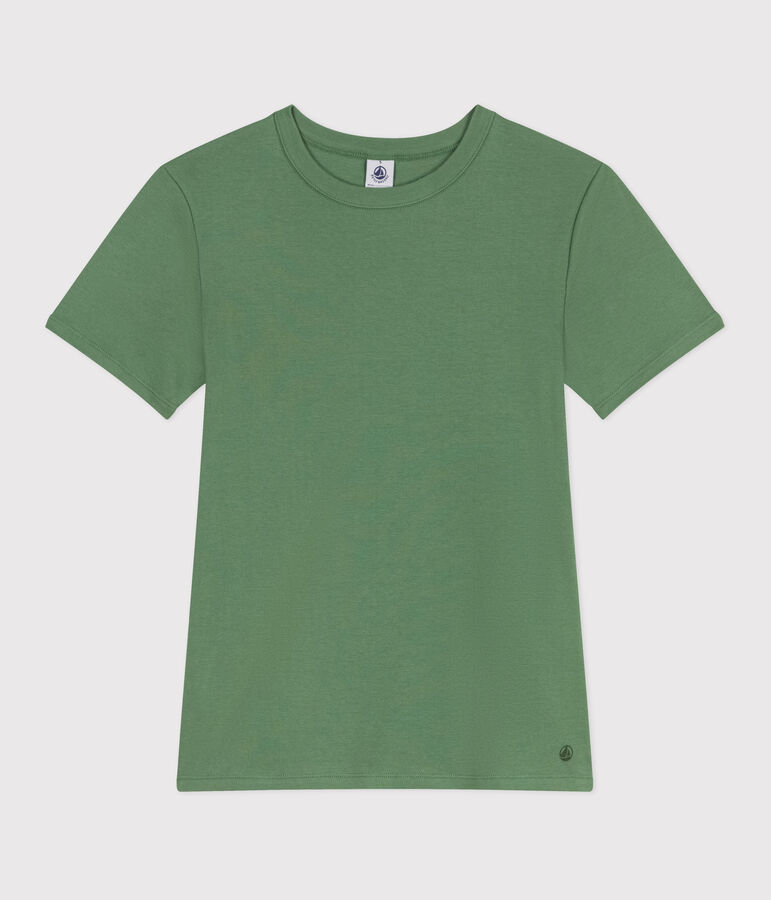 Women's Iconic plain cotton T-shirt green