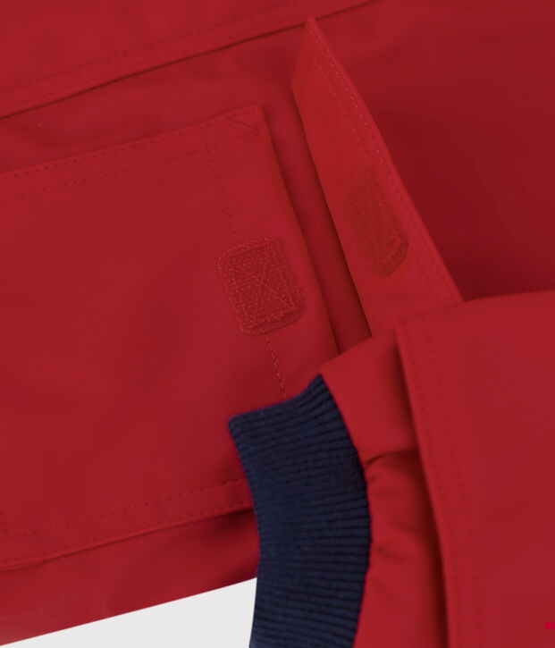 BABIES' ICONIC RECYCLED RAINCOAT red