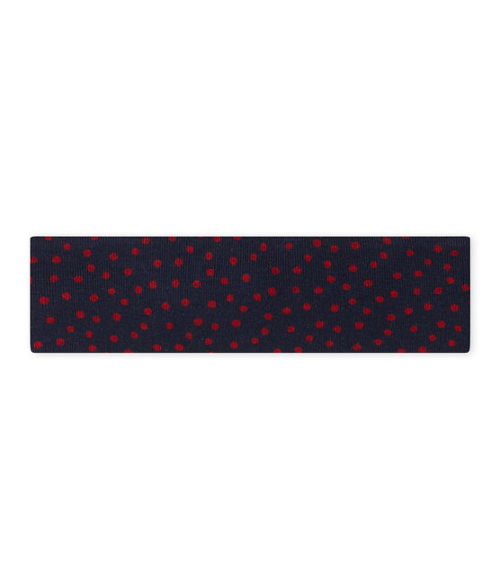 Girl's headband with bow SMOKING blue/TERKUIT red