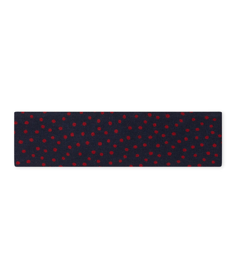Girl's headband with bow SMOKING blue/TERKUIT red