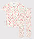 Girls' Floral Organic Cotton Pyjamas