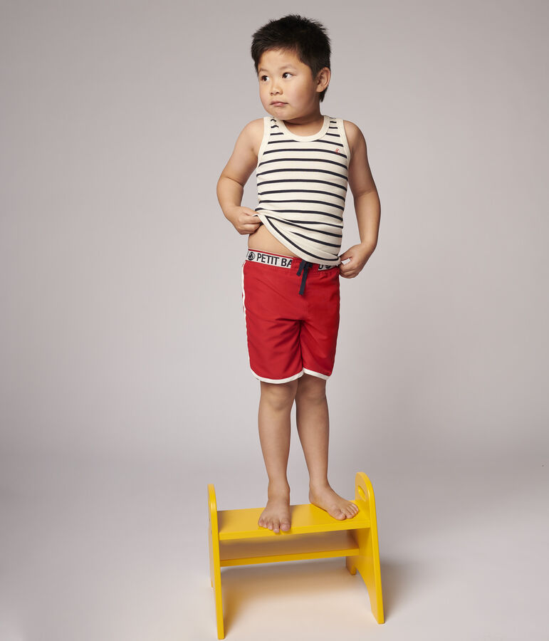 Boys' Recycled Swimming Trunks TERKUIT red