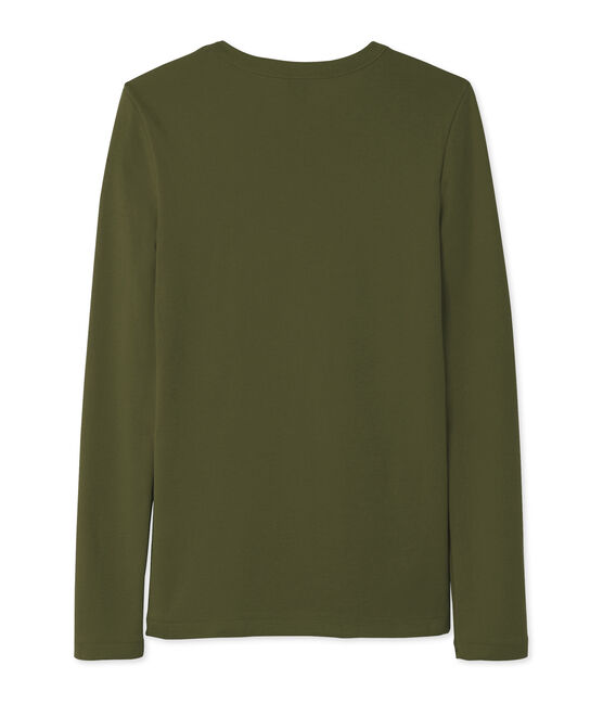 Women's long-sleevedT-shirt CROCODILE green