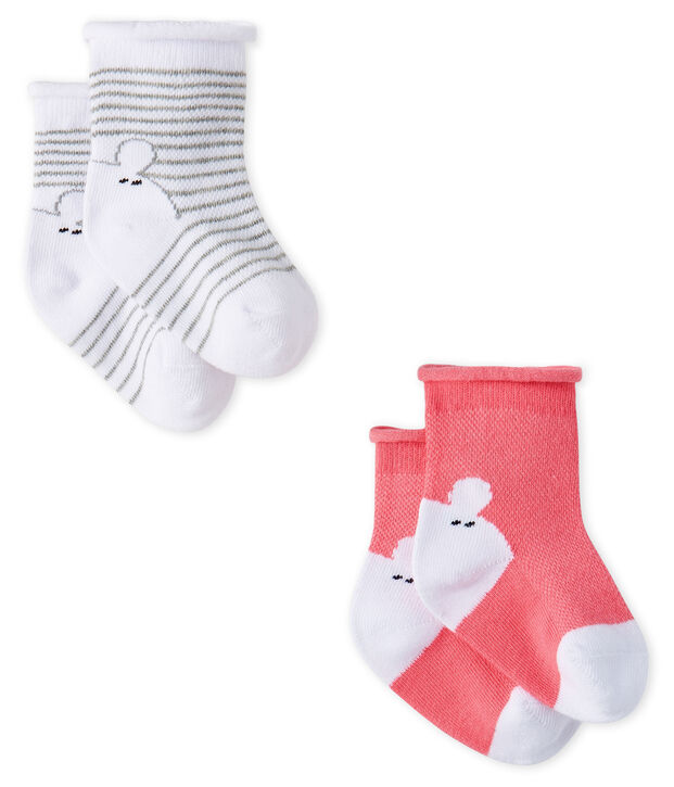 Unisex Babies' Socks - 2-Piece Set multicolor